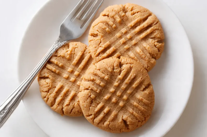 3-Ingredient Peanut Butter Cookies