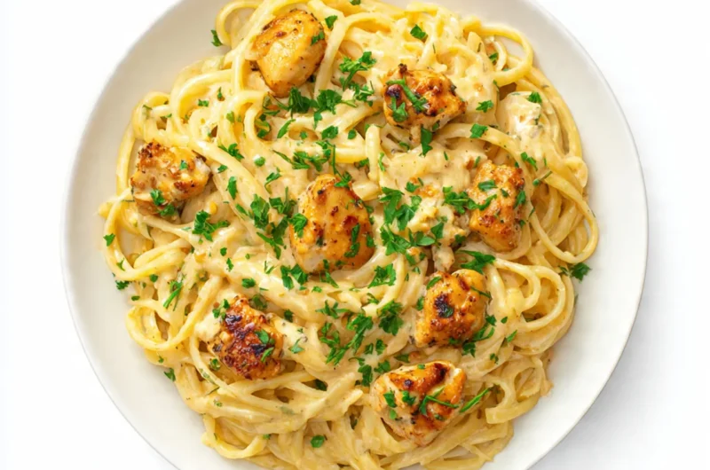 Garlic Parmesan Chicken Pasta